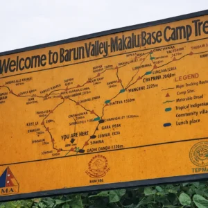 Sherpani Col with Makalu Base Camp