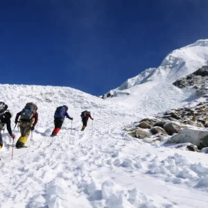 Sherpani Col with Makalu Base Camp