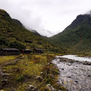 Sherpani Col with Makalu Base Camp