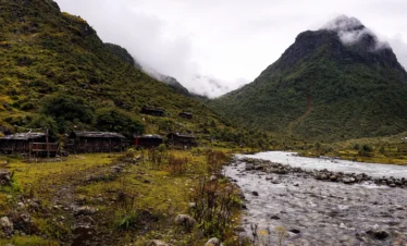 Sherpani Col with Makalu Base Camp